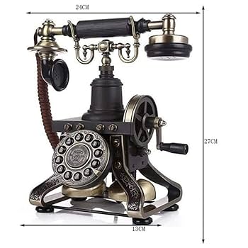 Amazon | ヴィンテージハンドクランクアンティーク電話1892